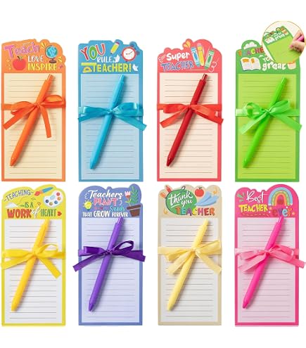 Amazon.com: Eccolo “Teacher Notes” Notepad and Pen, Teacher